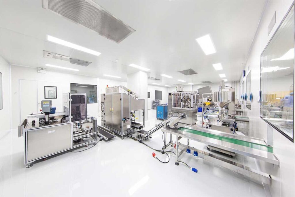 xưởng sản xuất mỹ phẩm